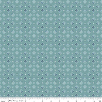 SALE Calico Starshine C12854 Heirloom Cottage - Riley Blake Designs - Lori Holt - Asterisks Medallions - Quilting Cotton Fabric