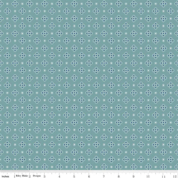 SALE Calico Starshine C12854 Heirloom Cottage - Riley Blake Designs - Lori Holt - Asterisks Medallions - Quilting Cotton Fabric
