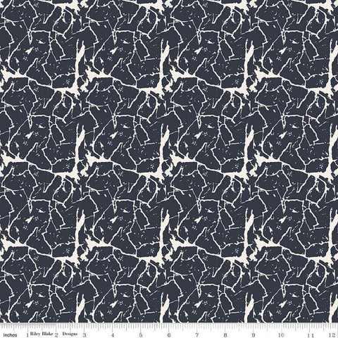 CLEARANCE Ciao Bella Crackle C12774 Midnight by Riley Blake - Quilting Cotton Fabric