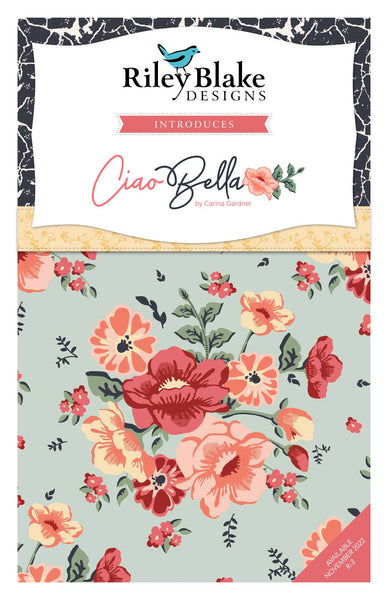 SALE Ciao Bella Layer Cake 10" Stacker Bundle - Riley Blake Designs - 42 piece Precut Pre cut - Floral - Quilting Cotton Fabric