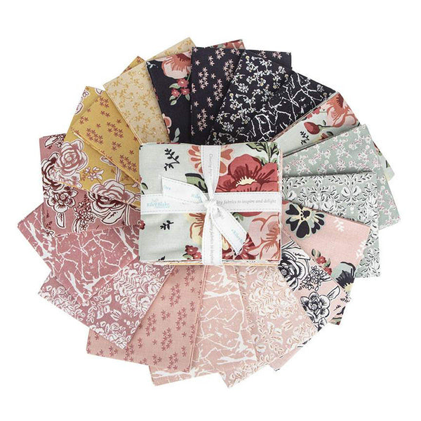 SALE Ciao Bella Fat Quarter Bundle 18 pieces - Riley Blake Designs - Pre Cut Precut - Floral Flowers - Quilting Cotton Fabric