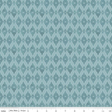 SALE Mon Cheri Diamond Damask C12652 Mist - Riley Blake Designs - Tone-on-Tone - Quilting Cotton Fabric
