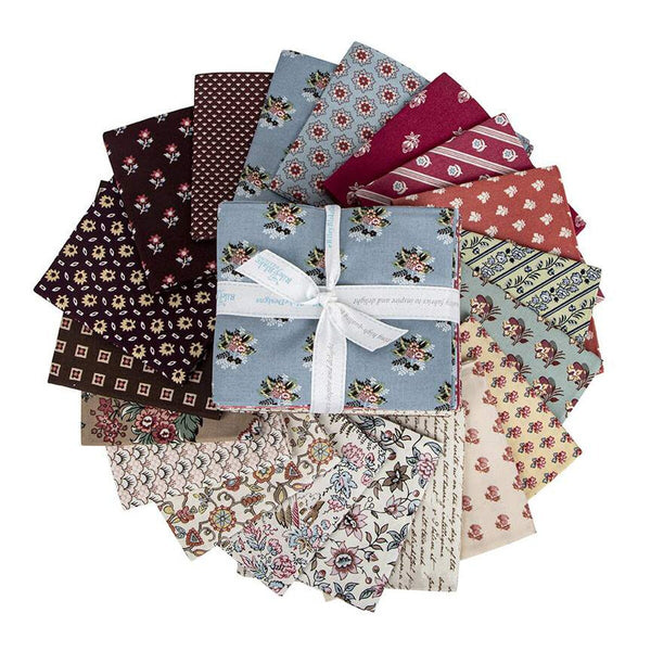 Sense and Sensibility Fat Quarter Bundle 19 pieces - Riley Blake Designs - Pre cut Precut - Jane Austen - Quilting Cotton Fabric