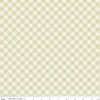 SALE Springtime Plaid C12815 Fern - Riley Blake Designs - Diagonal Green Cream - Quilting Cotton Fabric