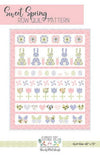 DEAL Sweet Spring Row Quilt PATTERN P138 - Beverly McCullough - Riley Blake - INSTRUCTIONS Only - Pieced Fat Quarter Friendly
