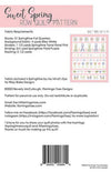 DEAL Sweet Spring Row Quilt PATTERN P138 - Beverly McCullough - Riley Blake - INSTRUCTIONS Only - Pieced Fat Quarter Friendly