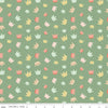 SALE It's a Girl Crowns C13322 Sage - Riley Blake Designs - Children's - Quilting Cotton Fabric