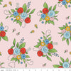 CLEARANCE Be Mine Valentine Bouquet C12781 Blush - Riley Blake Designs - Valentine's Day Floral Flowers - Quilting Cotton Fabric