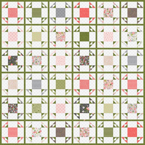 SALE Jillily Studio Four Winds Quilt PATTERN P112 - Riley Blake Designs - INSTRUCTIONS Only - 10" Stacker Friendly