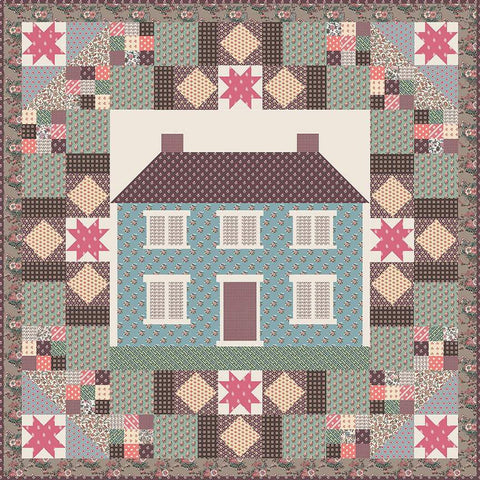 SALE Barton Cottage Quilt Boxed Kit KT-12820 - Riley Blake - Box Pattern Fabric - Jane Austen Sense and Sensibility - Quilting Cotton Fabric