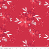 DEAL Cheerfully Red Main C13310 Red - Riley Blake Designs - Floral Flowers - Quilting Cotton Fabric