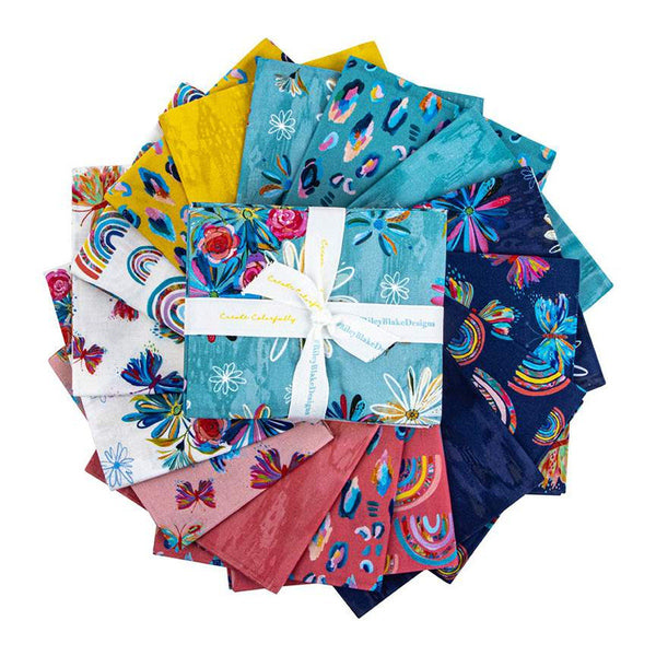SALE Kindness, Always Fat Quarter Bundle 16 pieces - Riley Blake Designs - Pre cut Precut - Quilting Cotton Fabric