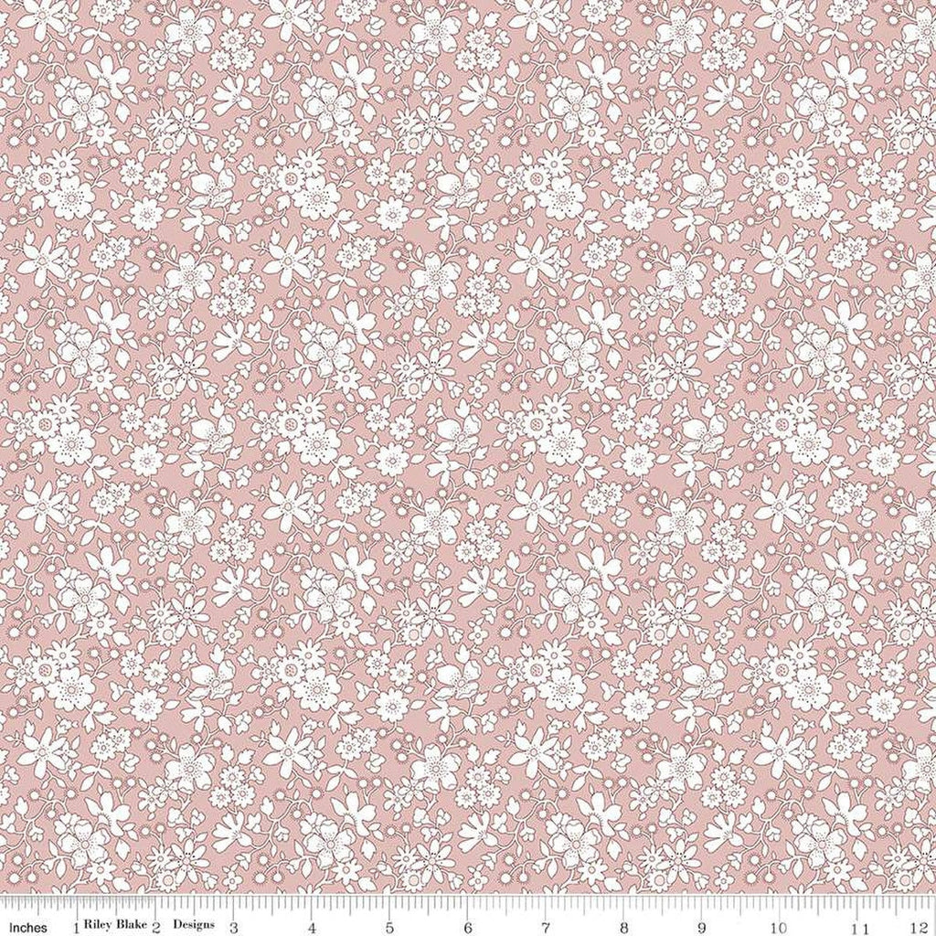 SALE Flower Show Botanical Jewel Maddsie Silhouette A 01666816A - Riley Blake - Floral Flowers - Liberty Fabrics - Quilting Cotton Fabric