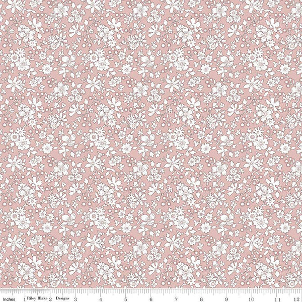 SALE Flower Show Botanical Jewel Maddsie Silhouette A 01666816A - Riley Blake - Floral Flowers - Liberty Fabrics - Quilting Cotton Fabric