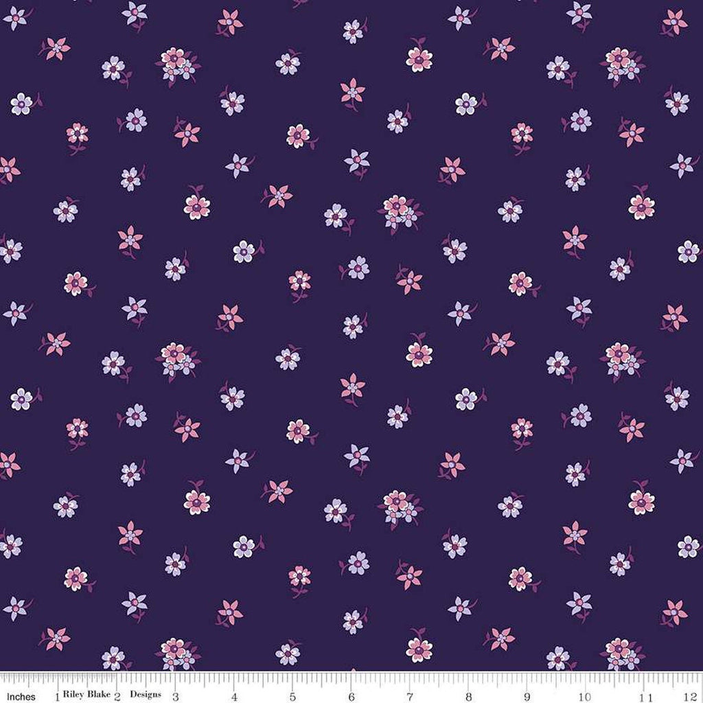 SALE Flower Show Botanical Jewel Hampton Sprig A 01666829A - Riley Blake Designs - Floral Flowers - Liberty Fabrics - Quilting Cotton Fabric