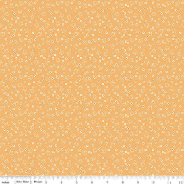 27" End of Bolt Piece - SALE Calico Chicks C12846 Heirloom Daisy - Riley Blake Designs - Lori Holt - Flowers Birds - Quilting Cotton Fabric