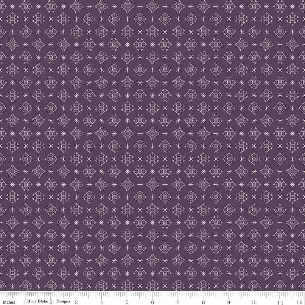 SALE Calico Starshine C12854 Velvet - Riley Blake Designs - Lori Holt - Asterisks Medallions - Quilting Cotton Fabric