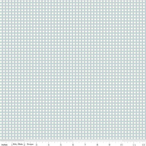 SALE Calico Fence C12855 Heirloom Songbird - Riley Blake Designs - Lori Holt - Geometric Checks Check - Quilting Cotton Fabric