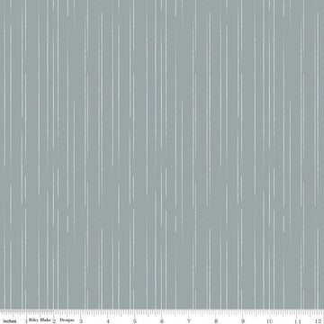 SALE South Hill Stripes C12665 Dove - Riley Blake Designs - Stripe Lines - Quilting Cotton Fabric