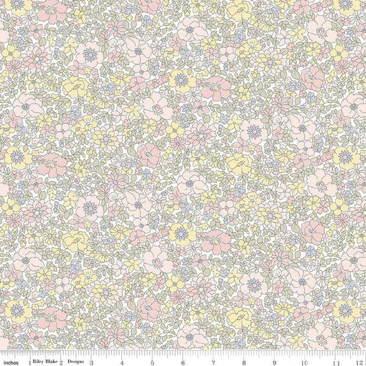 SALE Flower Show Pebble Arley Park - Riley Blake Designs - Liberty Fabrics - Quilting Cotton Fabric