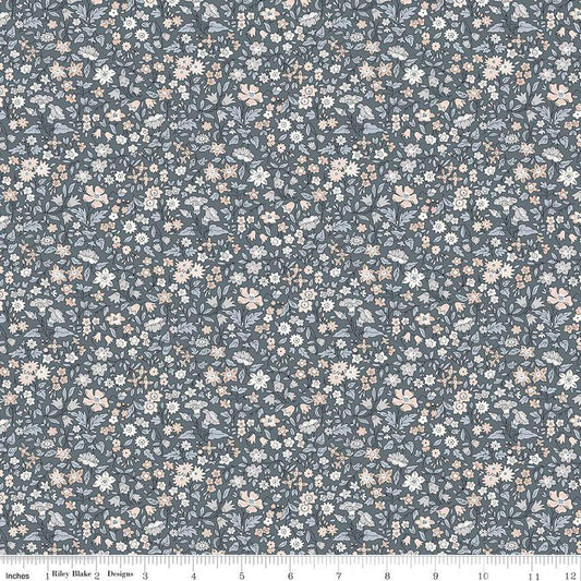 SALE Flower Show Pebble Ava May A 01666843A - Riley Blake Designs - Floral Flowers - Liberty Fabrics - Quilting Cotton Fabric