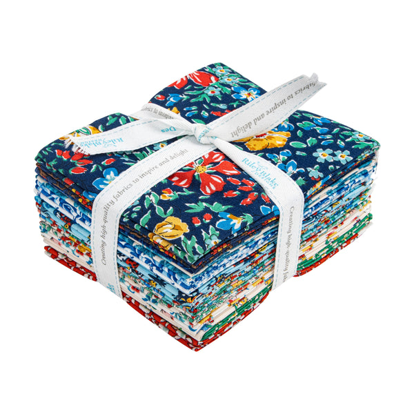 SALE The Collector's Home Curiosity Brights Fat Quarter Bundle 15 pieces - Riley Blake - Pre cut Precut - Liberty Fabrics - Quilting Cotton