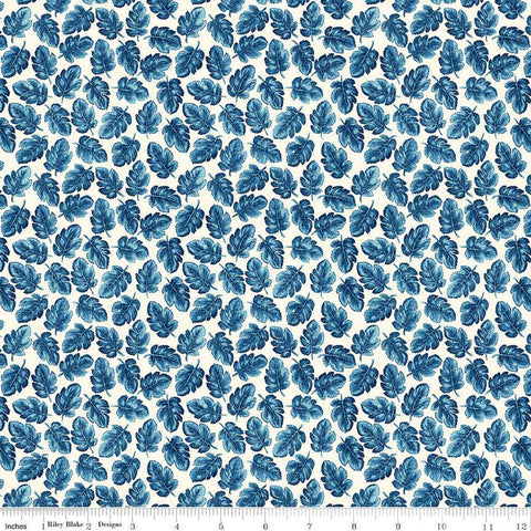 CLEARANCE The Collector's Home Curiosity Brights Canopy A 01666811A - Riley Blake - Leaf Leaves - Liberty Fabrics - Quilting Cotton