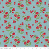 SALE Mon Cheri Cherries C12654 Mist - Riley Blake Designs - Cherry Branches - Quilting Cotton Fabric
