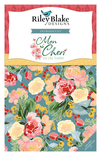 SALE Mon Cheri Fat Quarter Bundle 19 pieces - Riley Blake Designs - Pre cut Precut - Quilting Cotton Fabric