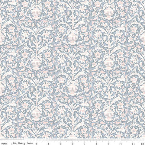 The Collector's Home Pavilion Neutrals Lincoln Fields B 01666813B - Riley Blake - Floral - Liberty Fabrics - Quilting Cotton Fabric