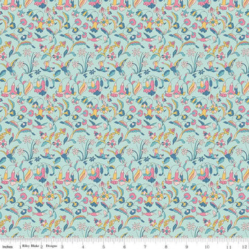 SALE The Collector's Home Nature's Jewel Flora & Fauna C 01666804C - Riley Blake - Floral - Liberty Fabrics - Quilting Cotton Fabric