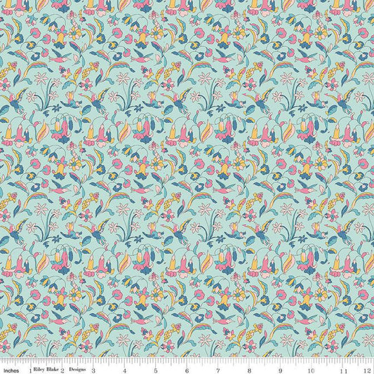 SALE The Collector's Home Nature's Jewel Flora & Fauna C 01666804C - Riley Blake - Floral - Liberty Fabrics - Quilting Cotton Fabric