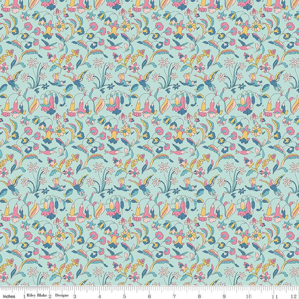 SALE The Collector's Home Nature's Jewel Flora and Fauna C 01666804C - Riley Blake - Floral - Liberty Fabrics - Quilting Cotton Fabric