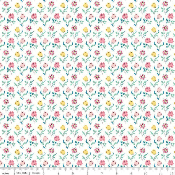 SALE The Collector's Home Nature's Jewel Oshibana C 01666808C - Riley Blake Designs - Floral - Liberty Fabrics - Quilting Cotton Fabric