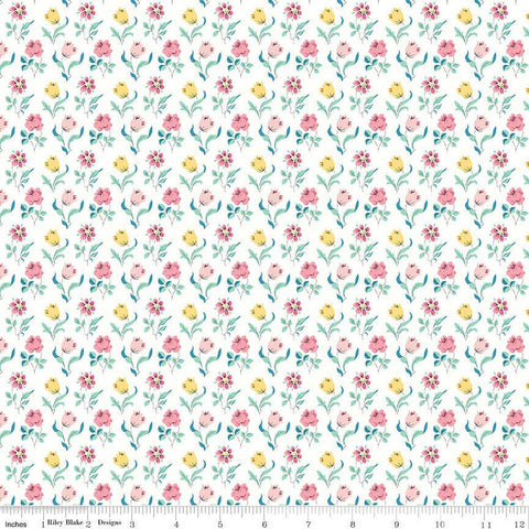 The Collector's Home Nature's Jewel Oshibana C 01666808C - Riley Blake Designs - Floral - Liberty Fabrics - Quilting Cotton Fabric