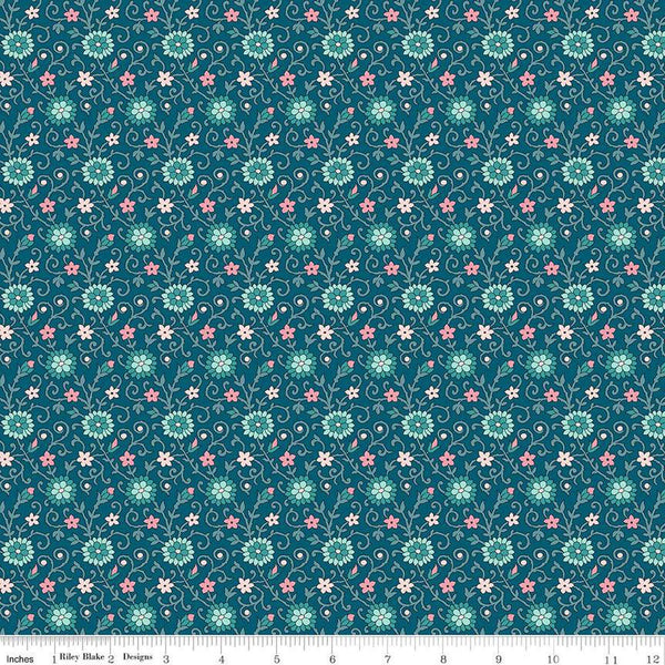 CLEARANCE The Collector's Home Nature's Jewel Manor Park D 01666809D - Riley Blake Designs - Liberty Fabrics - Quilting Cotton Fabric