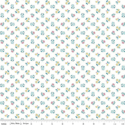 CLEARANCE The Collector's Home Nature's Jewel Spring Buds C 01666810C - Riley Blake Designs - Floral - Liberty - Quilting Cotton Fabric