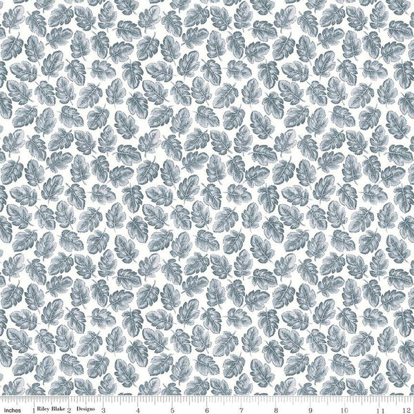 CLEARANCE The Collector's Home Nature's Jewel Canopy C 01666811C - Riley Blake - Leaf Leaves - Liberty Fabrics - Quilting Cotton