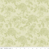 SALE Springtime Tonal C12814 Fern - Riley Blake Designs - Floral Flowers Tone-on-Tone Easter - Quilting Cotton Fabric