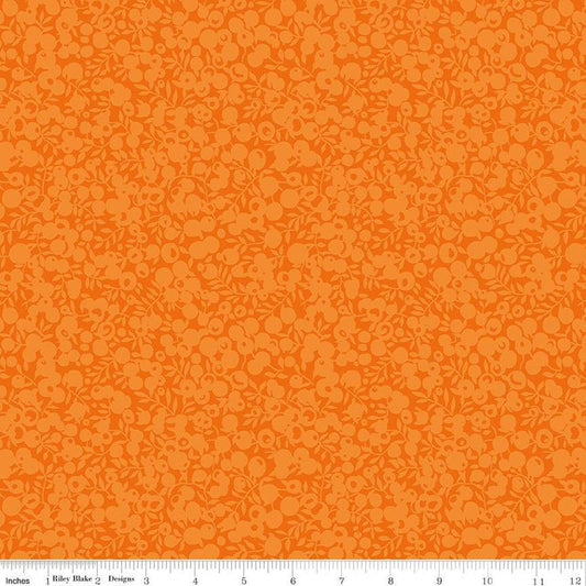 22" End of Bolt - SUPER DEAL BTY! The Wiltshire Shadow Collection 01666511A Marmalade - Riley Blake Quilting Cotton Liberty Fabrics
