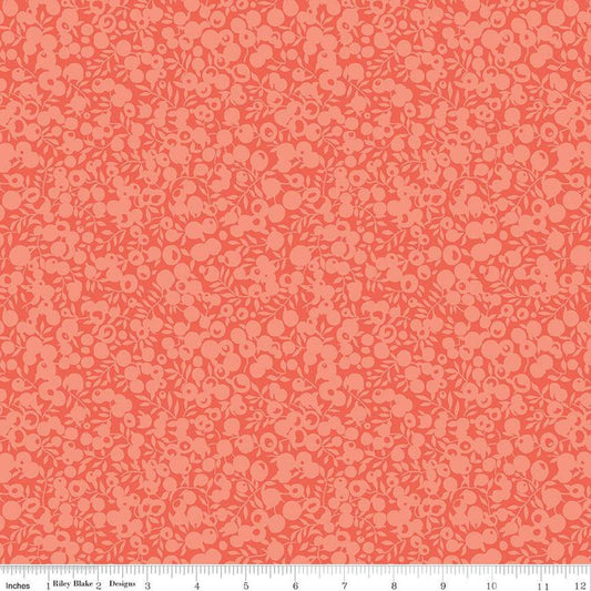 SALE The Wiltshire Shadow Collection Flamingo Pink 01666521A - Riley Blake Liberty Quilting Cotton Fabric
