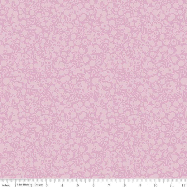 SALE The Wiltshire Shadow Collection 01666529A Dusted Violet - Riley Blake - Tonal Leaf Berry  - Liberty Fabrics - Quilting Cotton Fabric