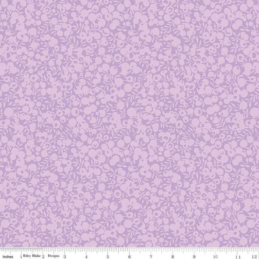 SALE Fat Quarter End of Bolt - The Wiltshire Shadow Collection 01666530A Orchid - Riley Blake-Tonal Berries -Liberty Fabrics-Quilting Fabric