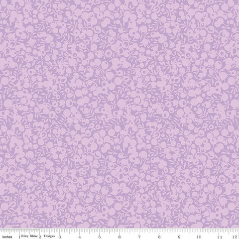 SALE The Wiltshire Shadow Collection 01666530A Orchid - Riley Blake - Tonal Leaves Berries  - Liberty Fabrics - Quilting Cotton Fabric