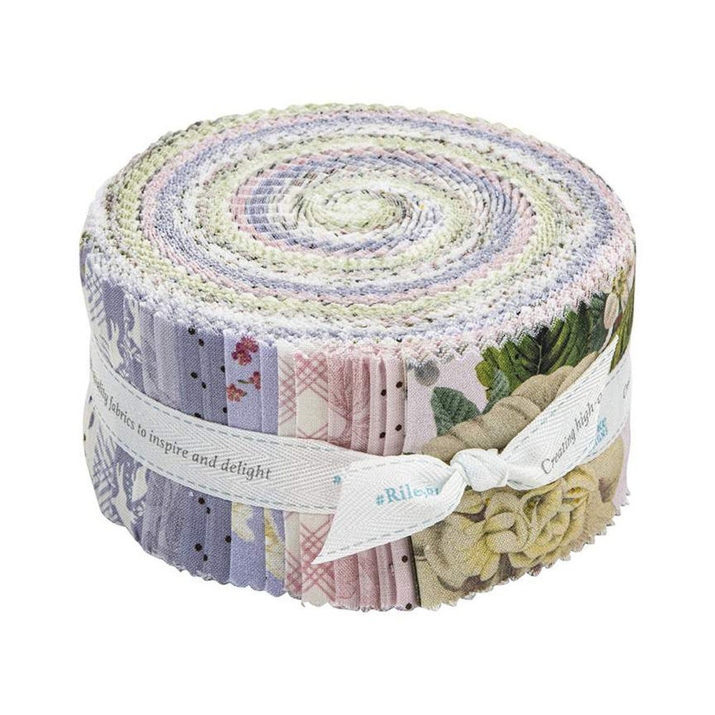 Jelly Roll Rolie Polie 2.5 Strips 40pc Riley Blake Yuletide Forest  Christmas