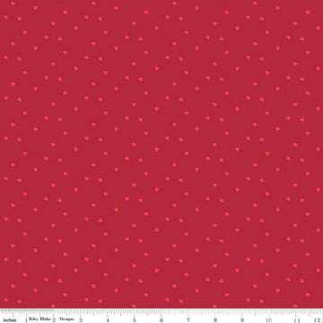 31" End of Bolt - SALE Cheerfully Red Berries C13317 Redwood - Riley Blake Designs - Berry - Quilting Cotton Fabric