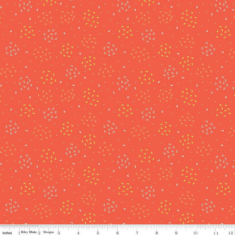 SALE Our Little Band Geo Cluster C13063 Red - Riley Blake Designs - Crayola Crayons C Shapes - Quilting Cotton Fabric