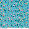 14" End of Bolt - SALE Kindness, Always Leopard CD13023 Teal - Riley Blake Designs - DIGITALLY PRINTED Leopard Spots - Quilting Cotton