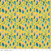 10" End of Bolt - CLEARANCE Kindness, Always Leopard CD13023 Yellow - Riley Blake - DIGITALLY PRINTED Leopard Spots - Quilting Cotton