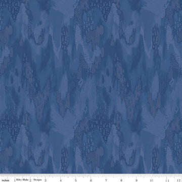 SALE Kindness, Always Tonal C13024 Navy - Riley Blake Designs - Tone-on-Tone Semi-Solid - Quilting Cotton Fabric